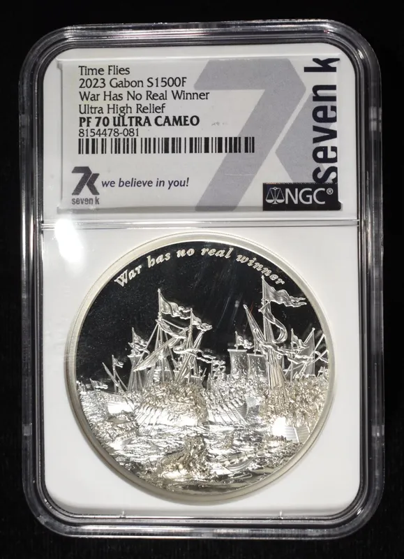 2023 GABON TIME FLIES NGC PF-70 ULTRA CAMEO from auction in Findlay, Ohio — image 25