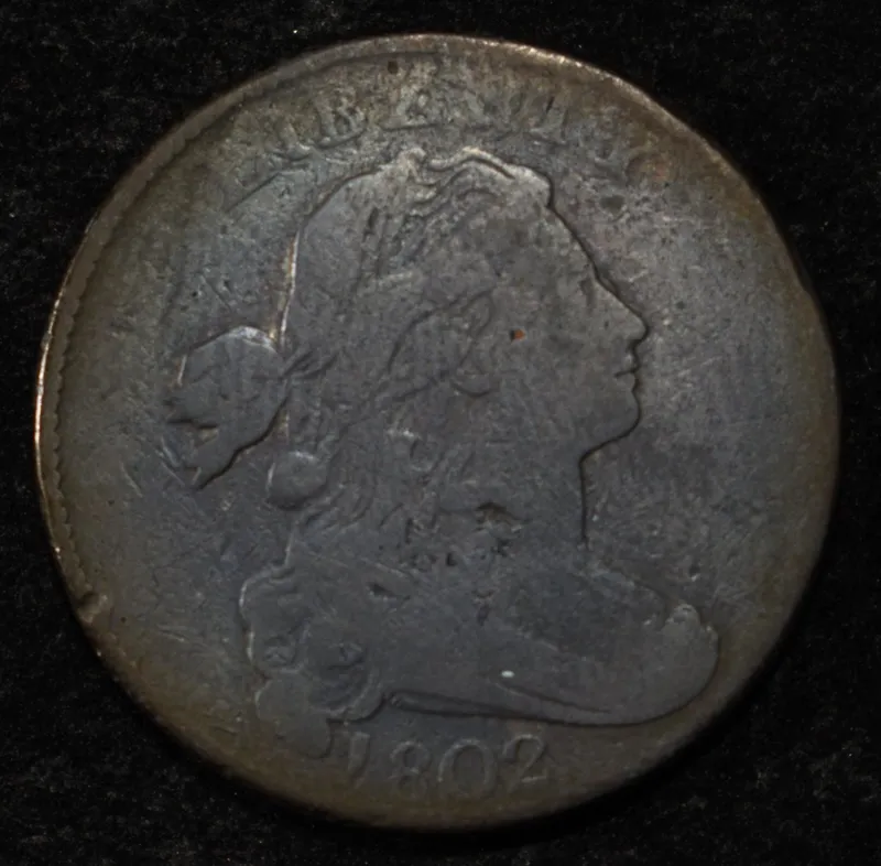 1802 LARGE CENT VG from auction in Findlay, Ohio — image 29