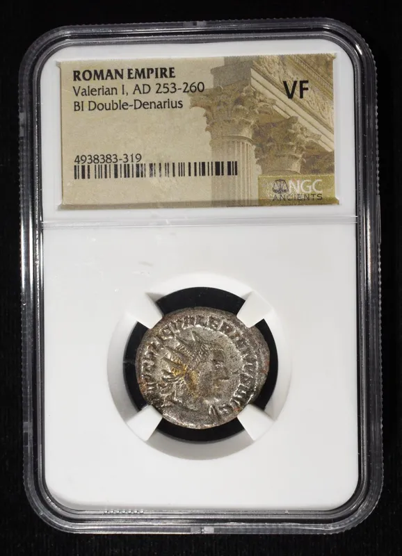 AD 253-260 ROMAN EMPIRE VALERIAN I NGC VF from auction in Findlay, Ohio — image 26