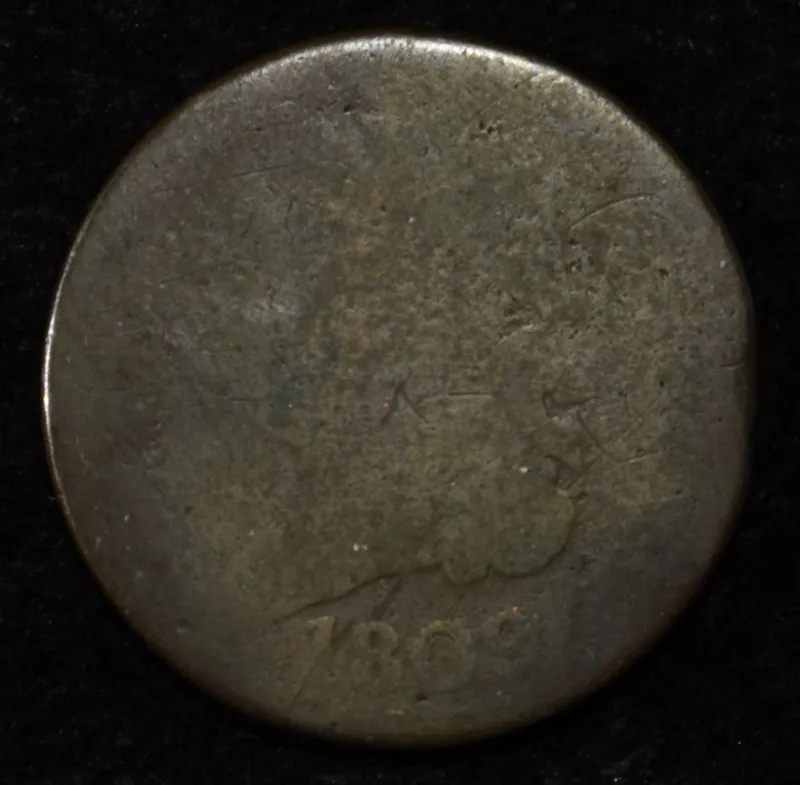 1809 CLASSIC HEAD HALF CENT from auction in Findlay, Ohio — image 28