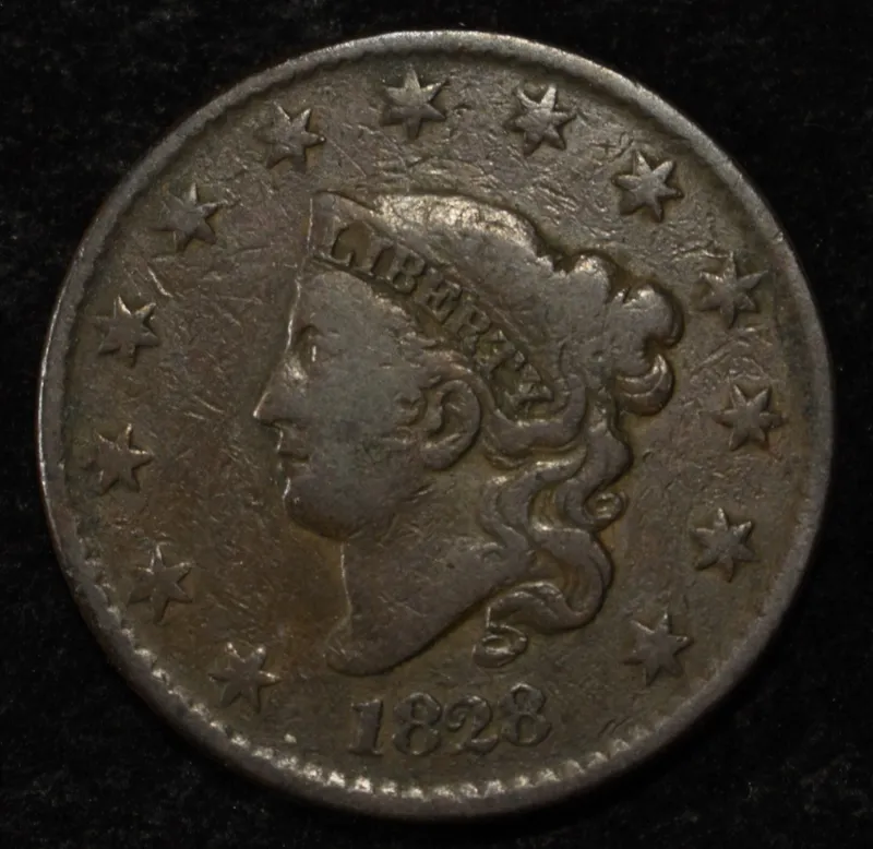 1828 LARGE CENT FINE from auction in Findlay, Ohio — image 31