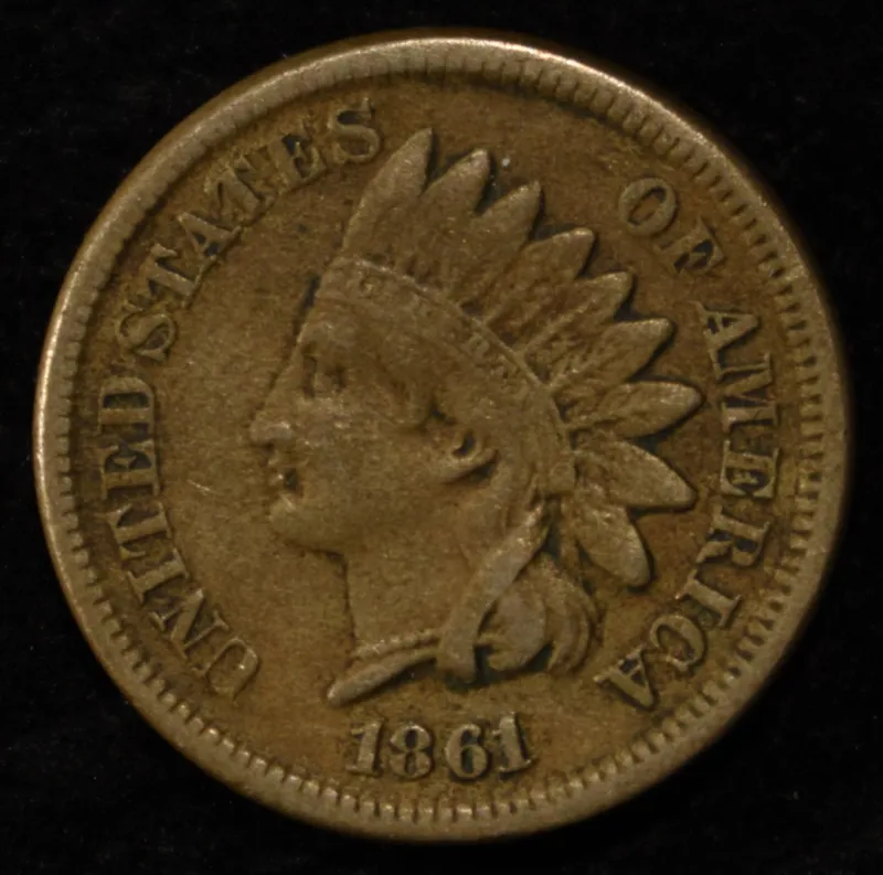 1861 INDIAN CENT VF/XF from auction in Findlay, Ohio — image 39