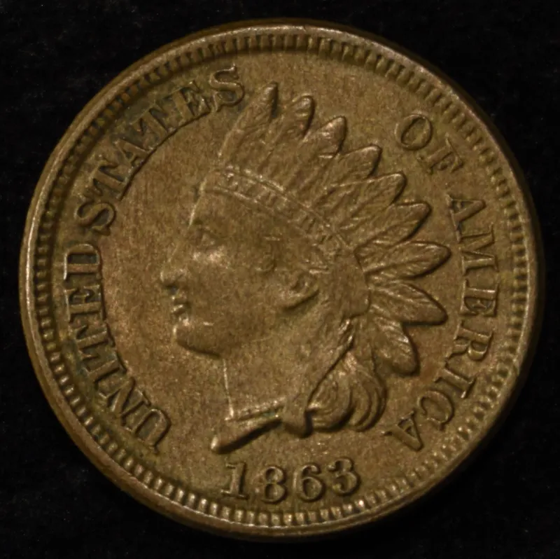 1863 INDIAN CENT BU from auction in Findlay, Ohio — image 40