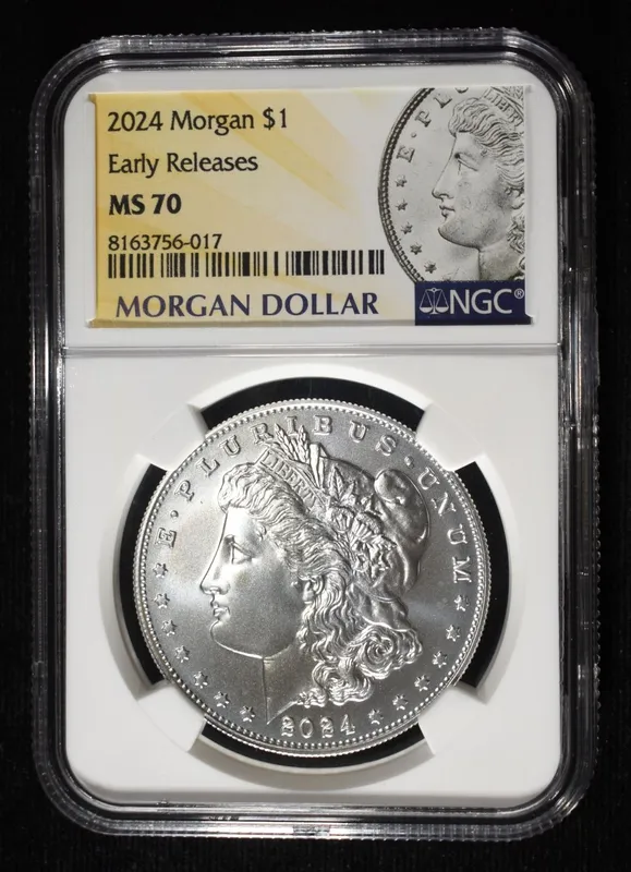 2024 MORGAN DOLLAR NGC MS70 EARLY RELEASES from auction in Findlay, Ohio — image 11