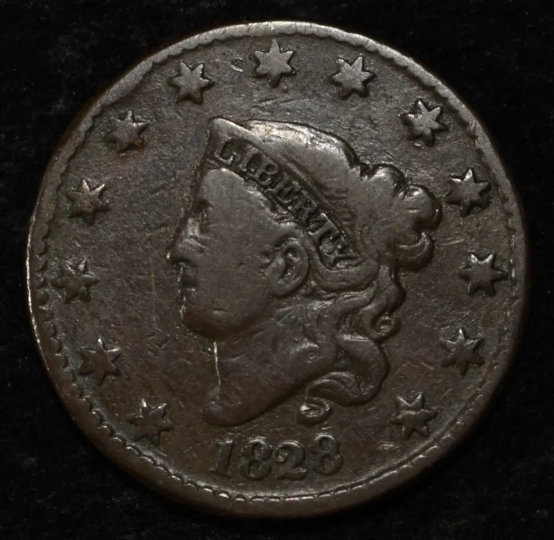 1828 LARGE CENT VG from auction in Findlay, Ohio — image 33