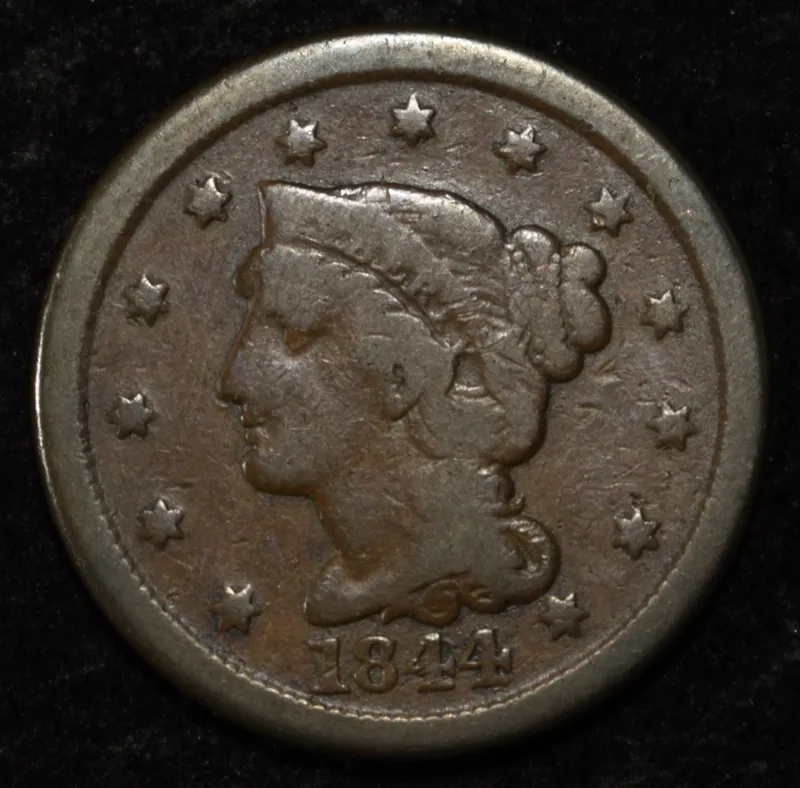 1844/81 LARGE CENT VG from auction in Findlay, Ohio — image 41