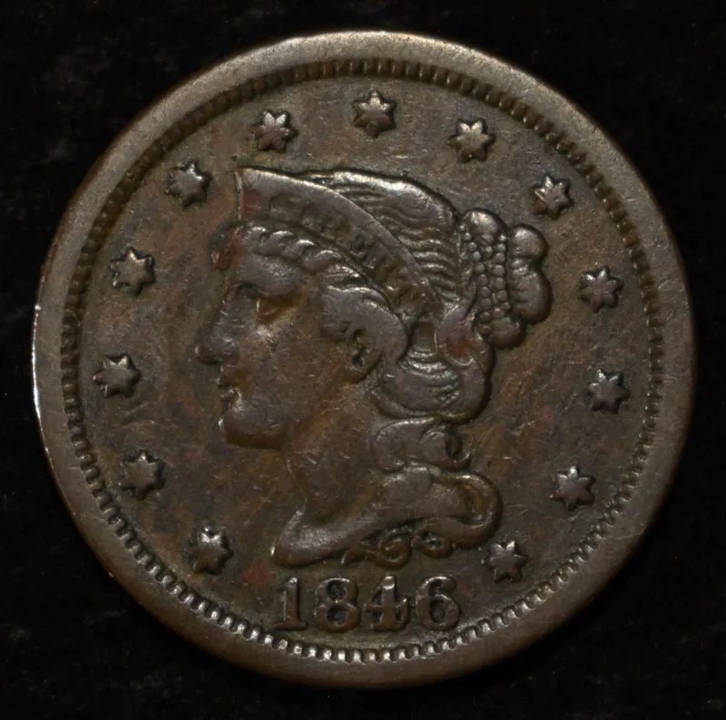 1846 LARGE CENT XF from auction in Findlay, Ohio — image 43