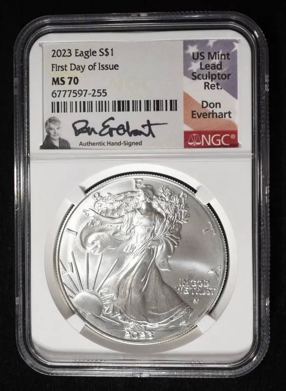 2023 AMERICAN SILVER EAGLE NGC MS70 from auction in Findlay, Ohio — image 16