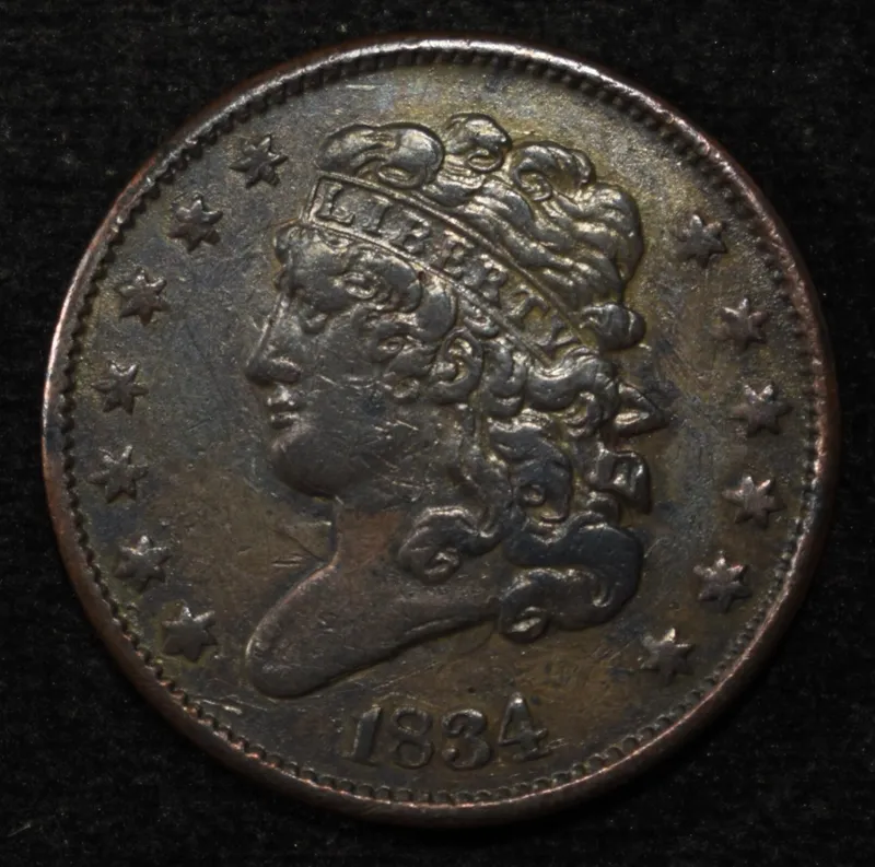 1834 HALF CENT AU from auction in Findlay, Ohio — image 33
