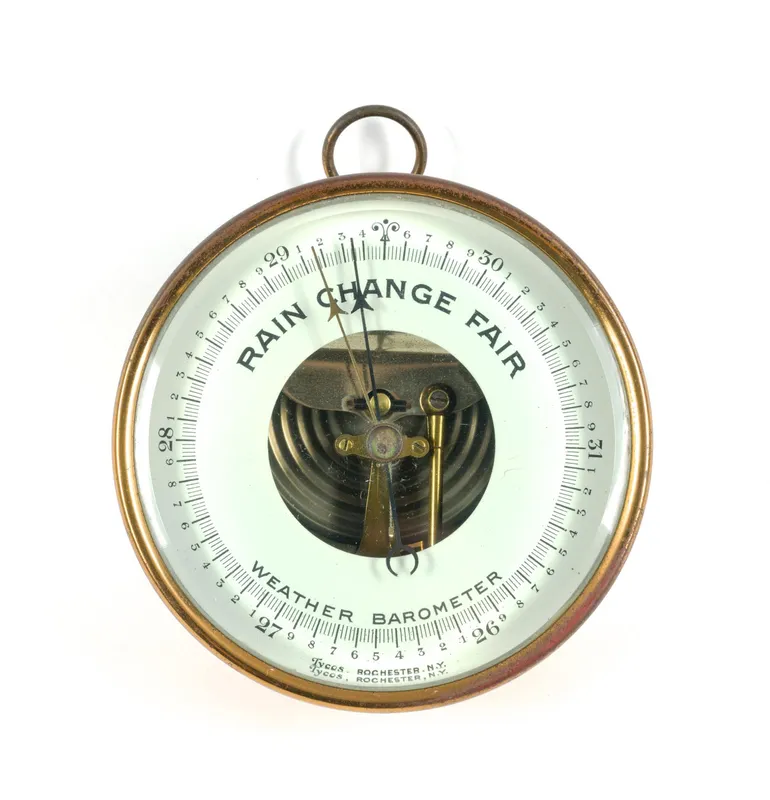 Tycos Open Face Brass Aneroid Barometer from auction in Harrisburg, Pennsylvania — image 32