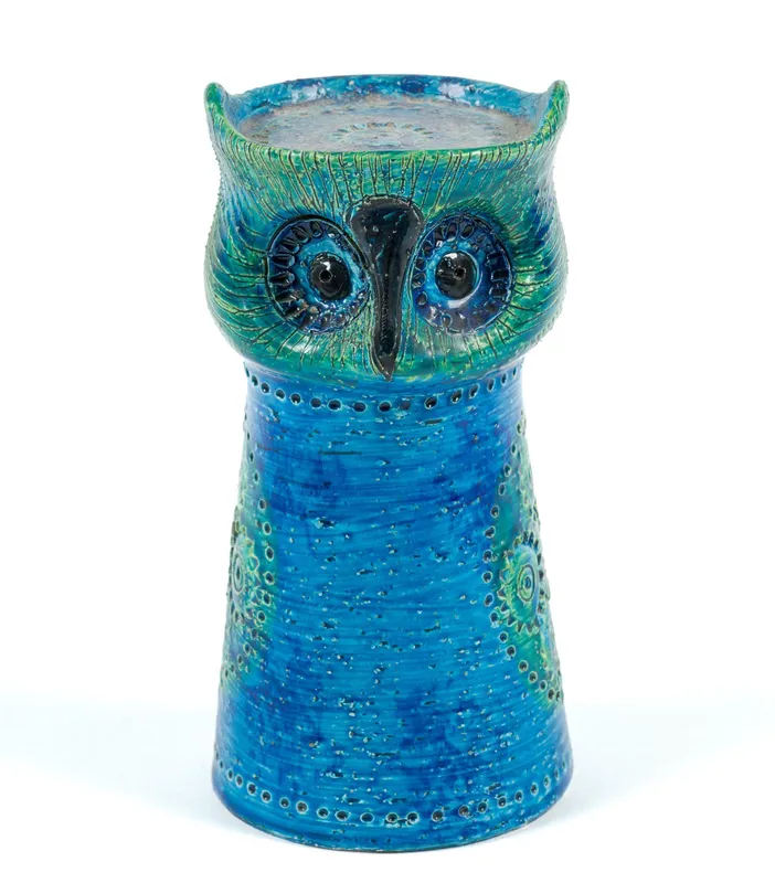 Mid-Century Aldo Londi For Bitossi Ceramic Owl from auction in Harrisburg, Pennsylvania — image 41