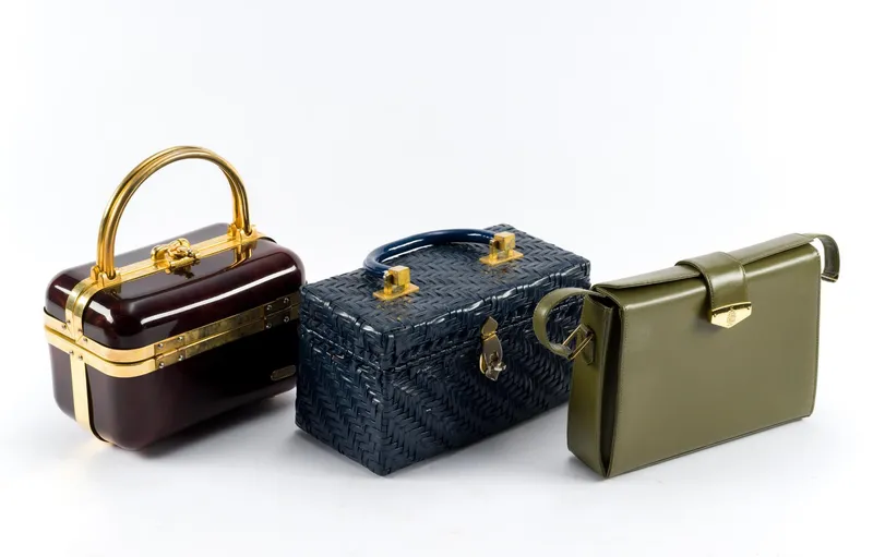 3 Handbags incl. Baulotto Lucite Trunk Purse from auction in Harrisburg, Pennsylvania — image 35