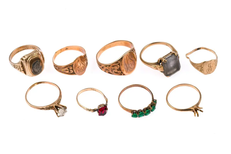 10K Gold Scrap Rings from auction in Harrisburg, Pennsylvania — image 35