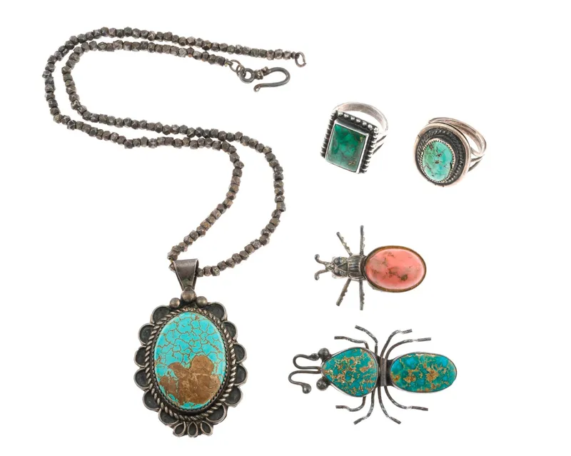Sterling Silver Jewelry Incl. Turquoise from auction in Harrisburg, Pennsylvania — image 41