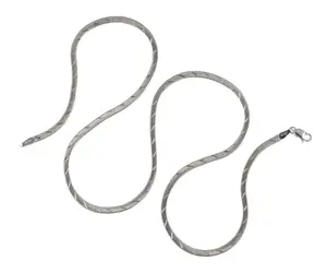 14K White Gold Chain Necklace