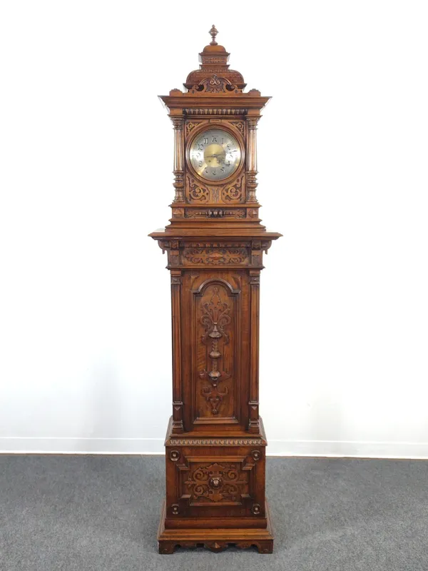 German Renaissance Revival Tall Case Clock from auction in Harrisburg, Pennsylvania — image 20