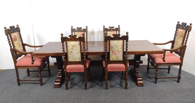 Reproduction Simon Bigart "Louis XIIIth" Dining Room Set from auction in Harrisburg, Pennsylvania — image 19
