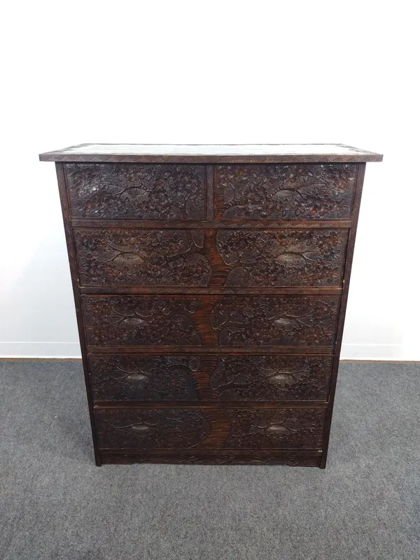 Japanese Style Tall Chest of Drawers from auction in Harrisburg, Pennsylvania — image 24