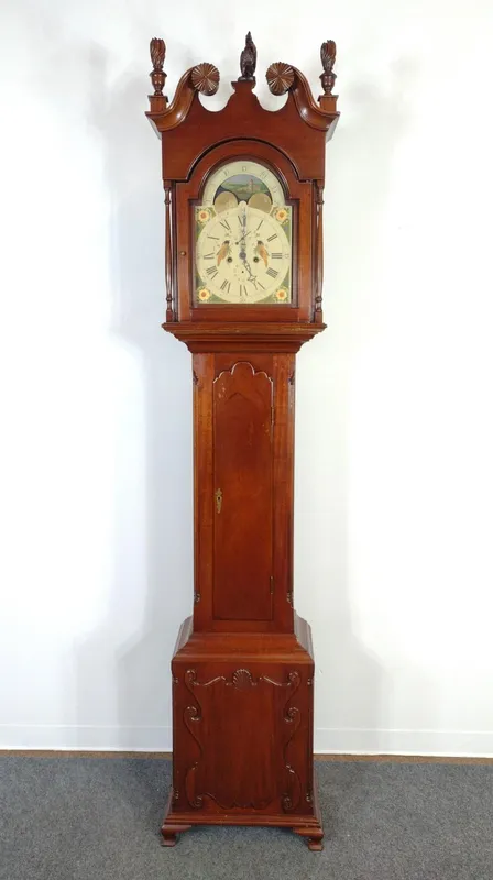 Rooster Tall Case Clock from auction in Harrisburg, Pennsylvania — image 7