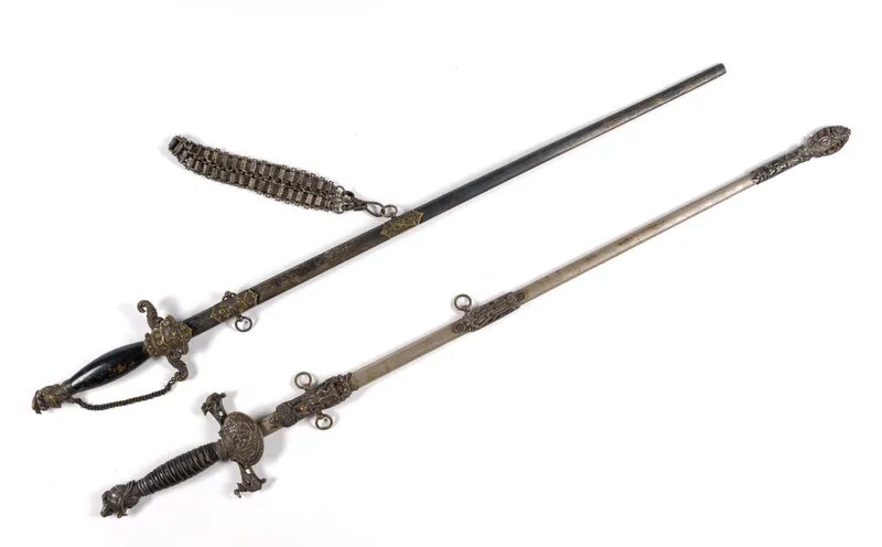 2 Knights of Pythias Ceremonial Swords & Scabbards from auction in Harrisburg, Pennsylvania — image 16