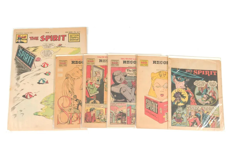 6 Original "The Spirit" 1940's Comic Books from auction in Harrisburg, Pennsylvania — image 28