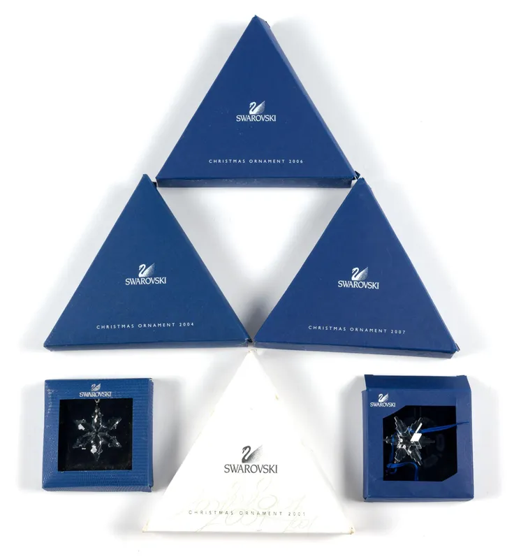 6 Swarovski Crystal Christmas Ornaments from auction in Harrisburg, Pennsylvania — image 12