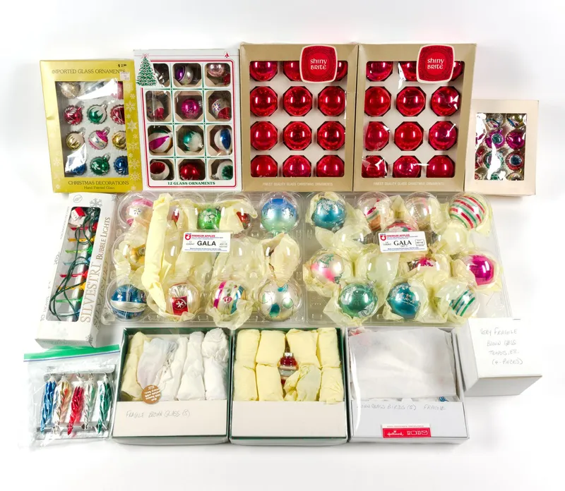 Blown Glass Christmas Ornaments Incl. Shiny Brite from auction in Harrisburg, Pennsylvania — image 24