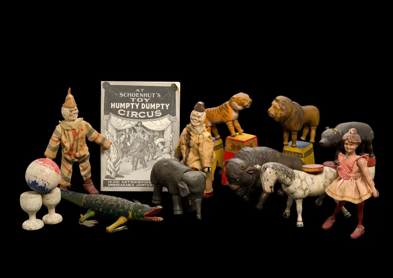 Schoenhut's Toy Humpty Dumpty Circus from auction in Harrisburg, Pennsylvania — image 34