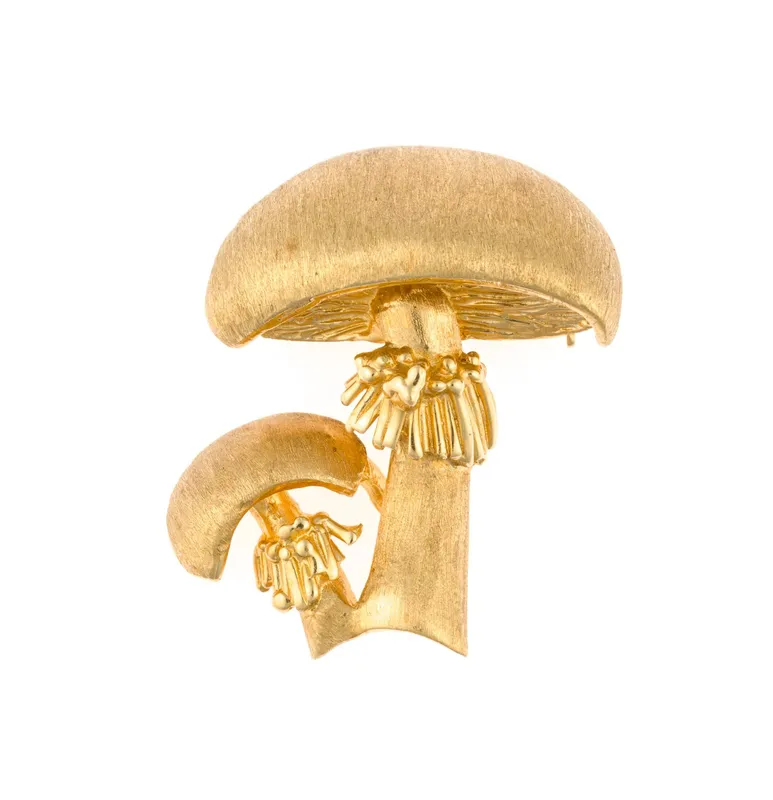 14K Gold Mushroom Brooch from auction in Harrisburg, Pennsylvania — image 7