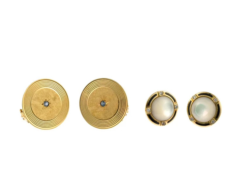 2 Pairs of 14K Gold Earrings from auction in Harrisburg, Pennsylvania — image 42