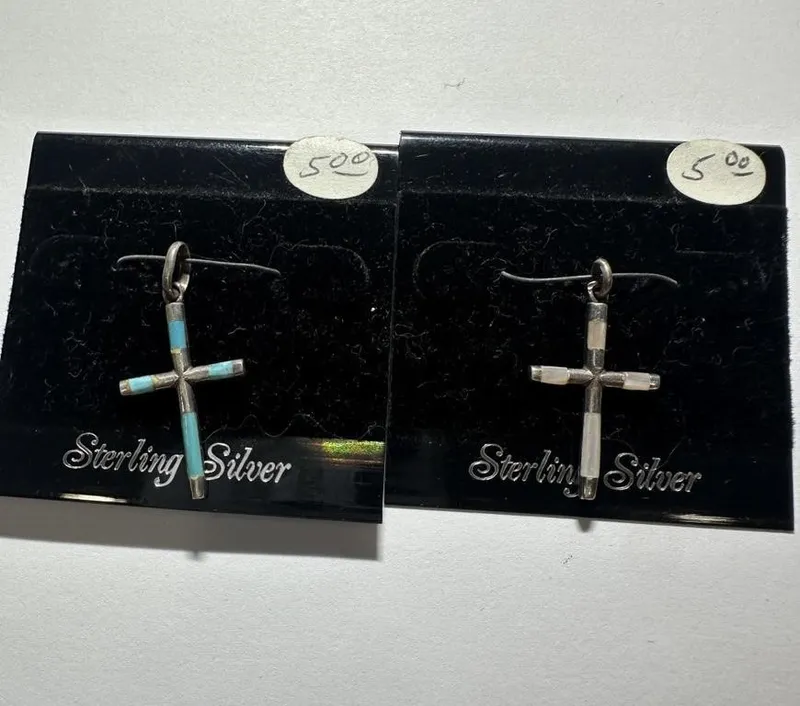 2 Sterling Silver Cross Pendants from auction in Clifford , Pennsylvania — image 35