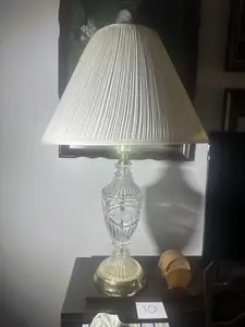 Cut Glass Table Lamp