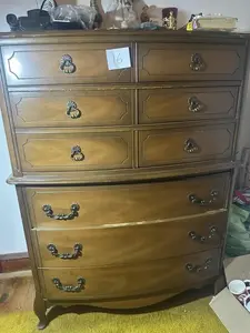 French Provincial Chest on Chest Tallboy