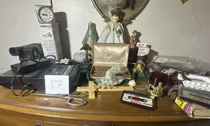 Contents of the top of the dresser