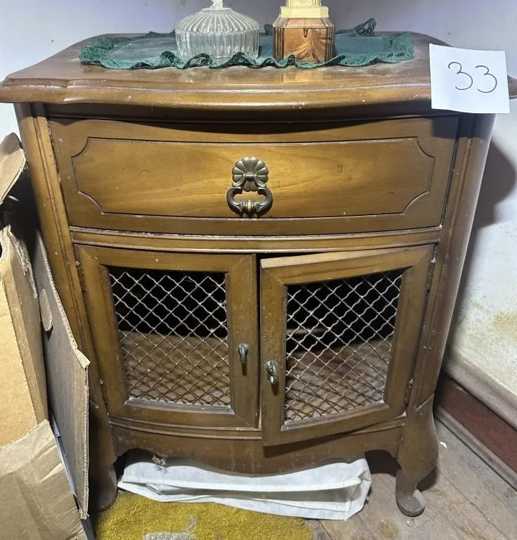 French Provincial Style Serpentine Commode Cabinet from auction in Clifford , Pennsylvania — image 31