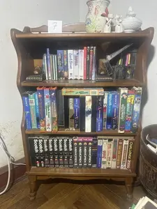3 Level Oak Bookcase