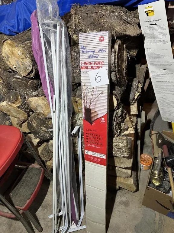 Curtain Rods and Blinds from auction in Clifford , Pennsylvania — image 5
