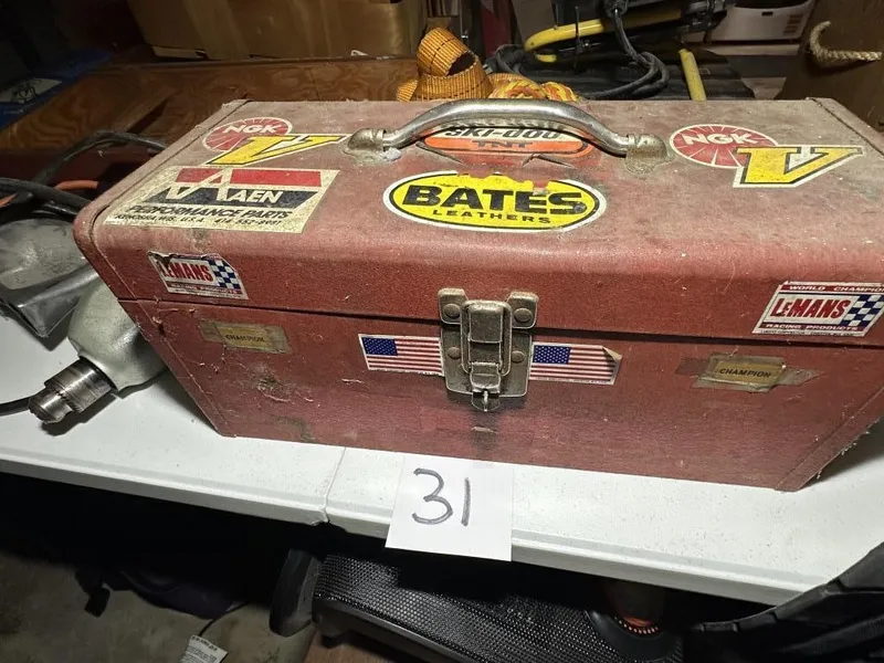 Metal Toolbox with Contents from auction in Clifford , Pennsylvania — image 30