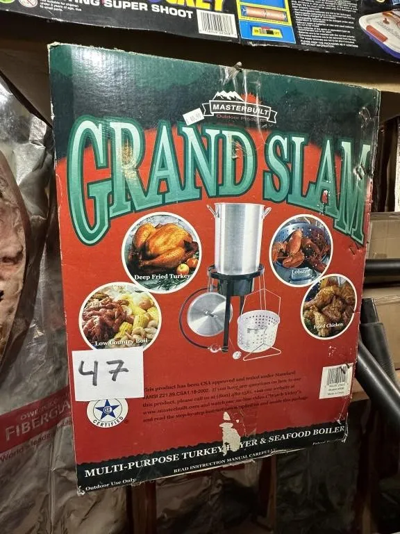 Master Built Grand Slam Turkey Fryer from auction in Clifford , Pennsylvania — image 46