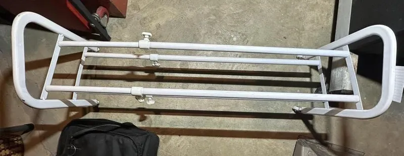 Rolling Metal Shoe Rack from auction in Clifford , Pennsylvania — image 42