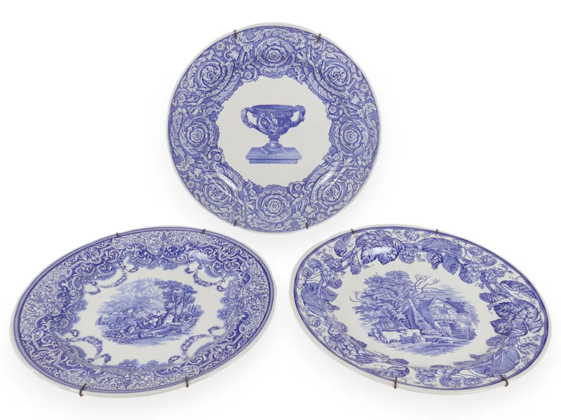 Three Spode Blue Room Collection Blue and White Earthenware Plates from auction in Atlanta, Georgia — image 37