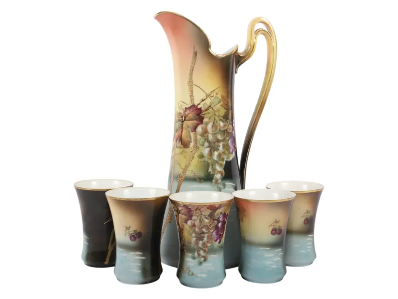 A Seven-Piece Count von Thun Porcelain Beverage Set Signed by Abbott Koch from auction in Atlanta, Georgia — image 20