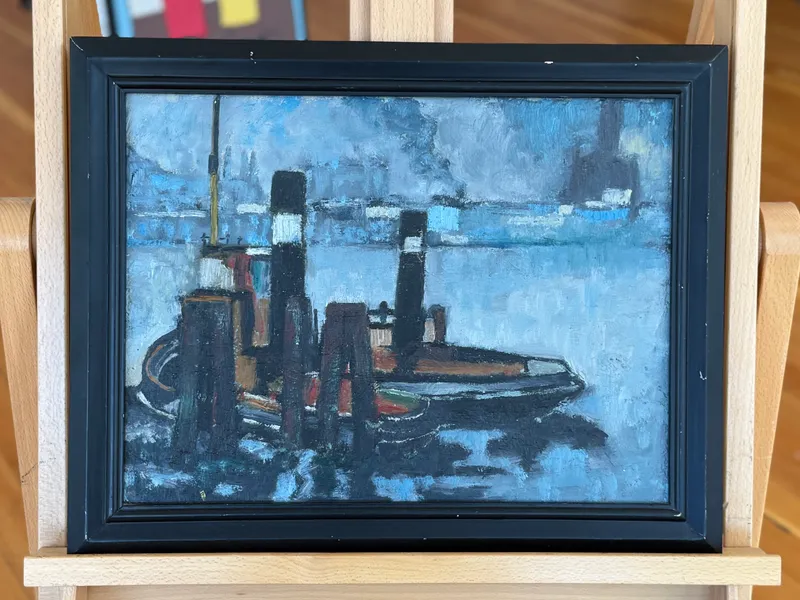 NAUTICAL THEME, OIL ON BOARD from auction in Salem, Oregon — image 30