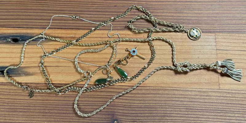 GOLD-FILL & PLATED JEWELRY COLLECTION from auction in Salem, Oregon — image 7