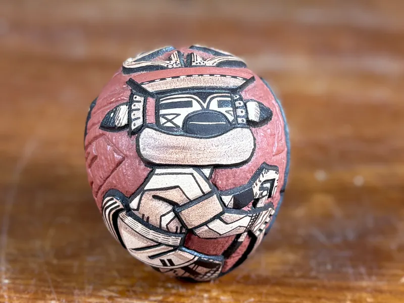 MARTY NAHA & ELIRA POLACCA NAMPEYO, HOPI-TEWA EGG from auction in Salem, Oregon — image 29