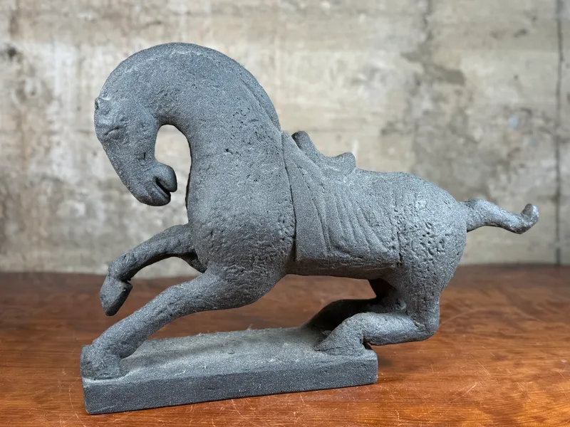 AUSTIN PRODUCTIONS, TANG DYNASTY STYLE HORSE SCULPTURE from auction in Salem, Oregon — image 3