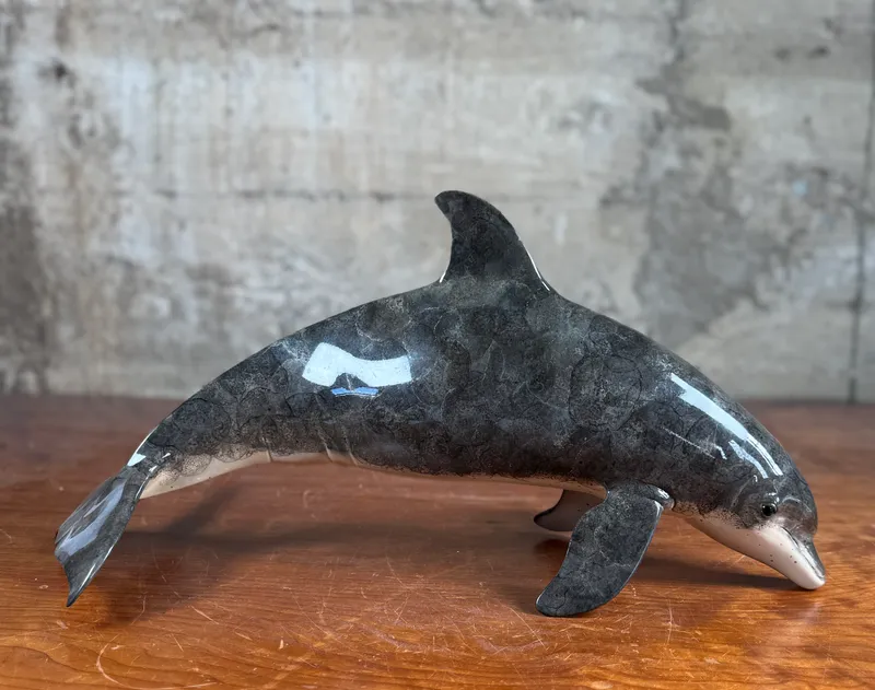 ROBERT WYLAND, CAST BRONZE DOLPHIN DOOR HANDLE from auction in Salem, Oregon — image 21