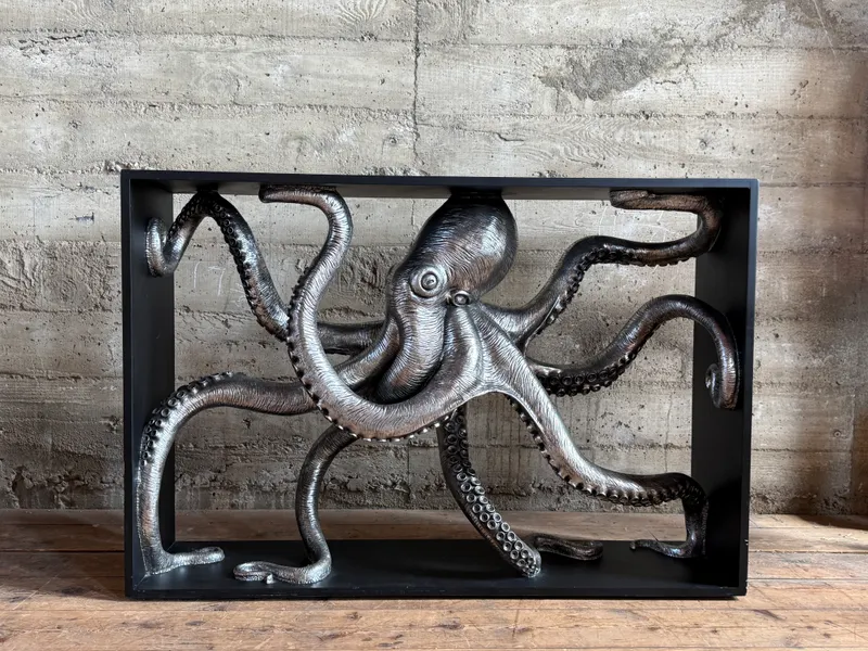PHILLIPS COLLECTION, "OCTO" FRAMED CONSOLE TABLE from auction in Salem, Oregon — image 28