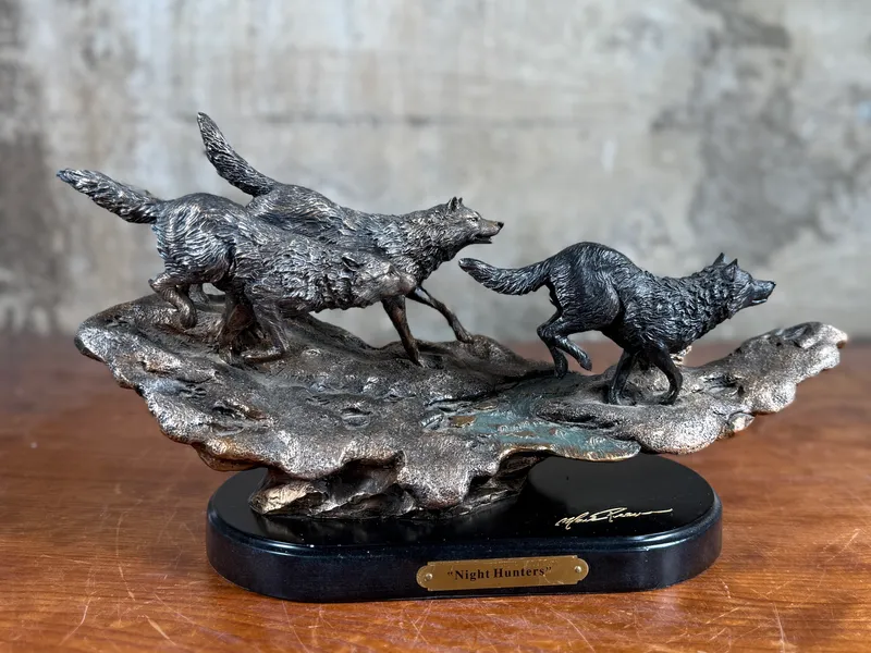 MARC PIERCE, "NIGHT HUNTERS" from auction in Salem, Oregon — image 30