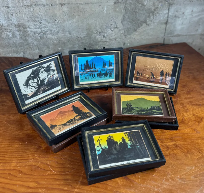 ELTON BENNETT, MINIATURE FRAMED PRINTS from auction in Salem, Oregon — image 41